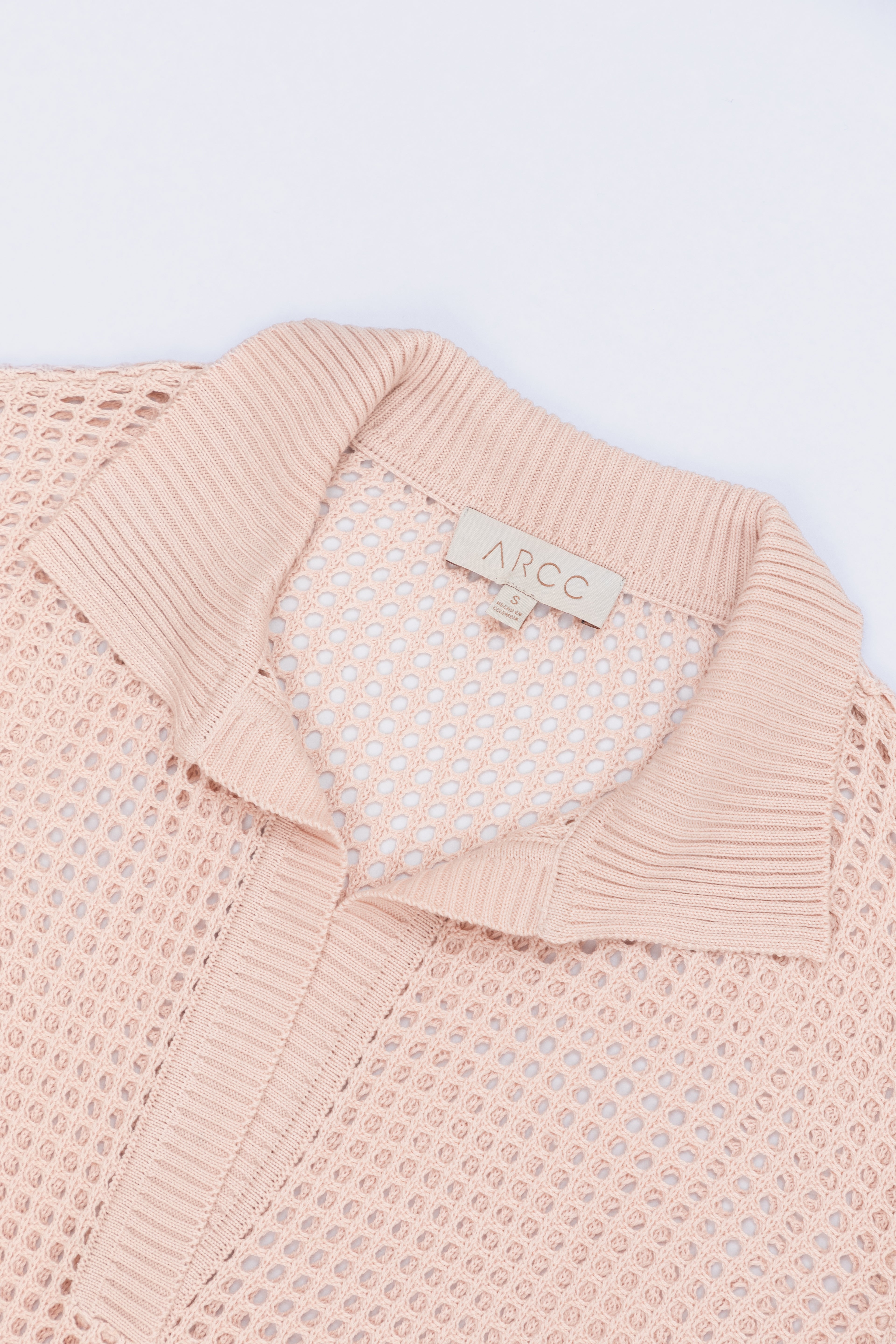 Polo boxy tejida