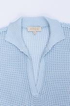 Polo boxy tejida