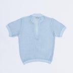 Polo boxy tejida