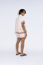 Flowers relaxed shirt
