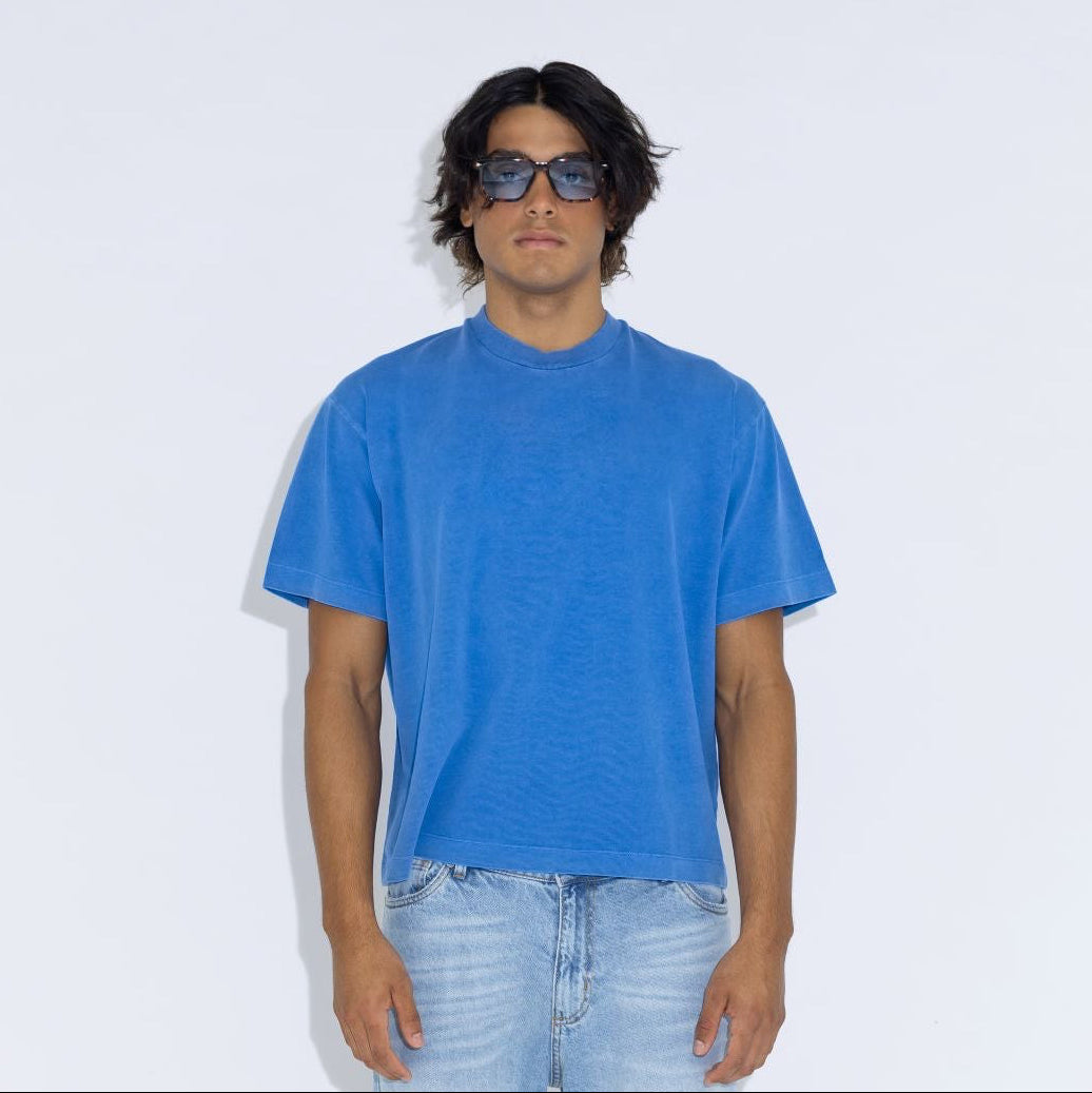 Boxy Fit Electric Blue Lemonade