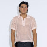 Polo boxy tejida