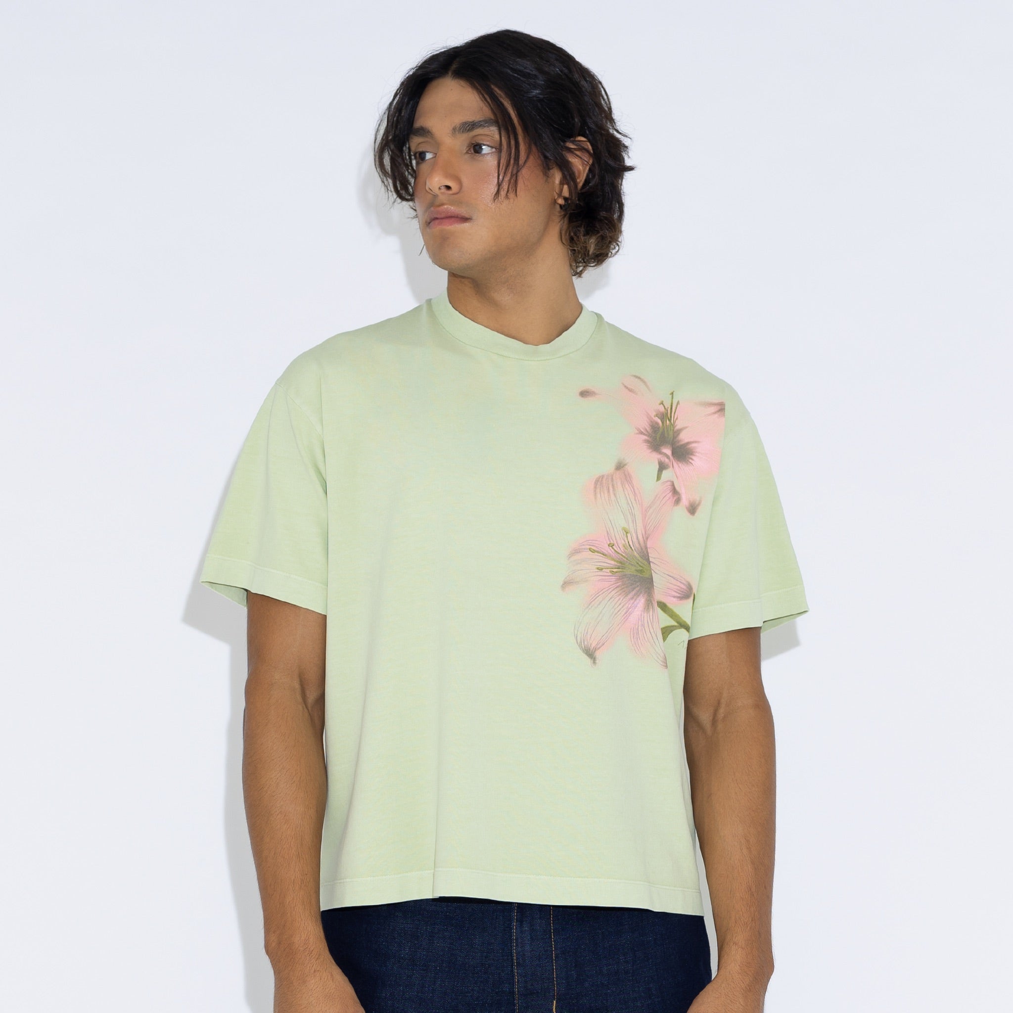 Boxy Fit T Pink Lirios