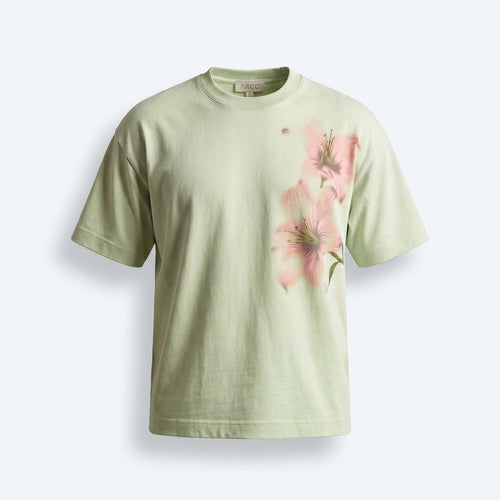 Boxy Fit T Pink Lirios